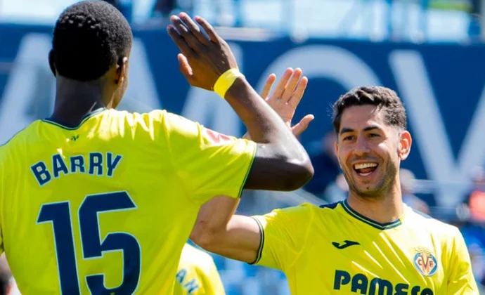 Jornada 29: Getafe 1-2 Villarreal. Estadísticas y puntos fantasy