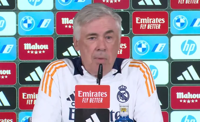 Ancelotti explica cómo llega el equipo y habla de Lunin, Endrick, Fran García, Mendy, Ceballos, Mbappé y Alaba