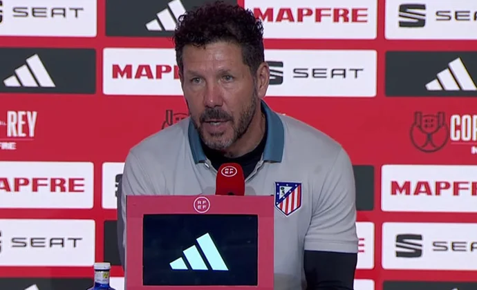 Simeone se muestra satisfecho con el balance de la temporada y no se preocupa por la bajada de rendimiento
