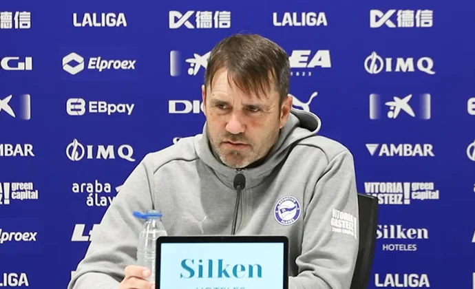 Coudet confirma la titularidad de Carlos Vicente sin cambiar de sistema y habla de Jordan, Aleñá y el lateral derecho