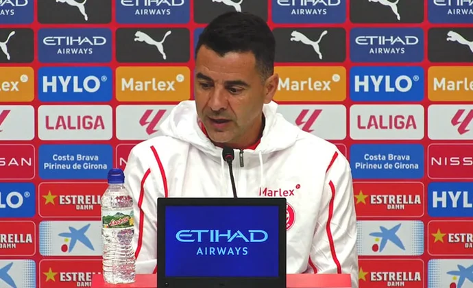 Míchel, sobre Bryan Gil, Iván Martín, Miguel, el momento del equipo y el partido de mañana