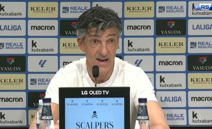 Imanol descarta a Aguerd, habla de Las Palmas y del objetivo de final de temporada