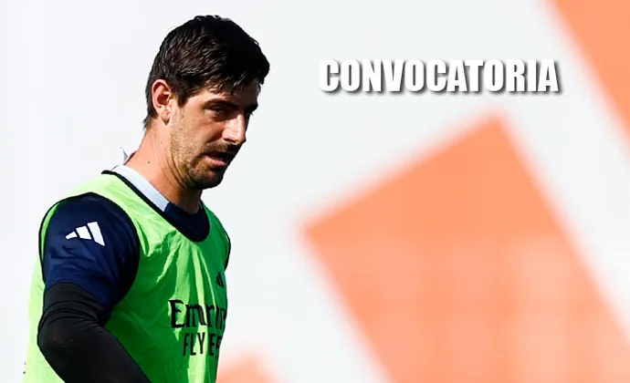 Courtois regresa a la lista para viajar a Londres y Lunin se queda fuera