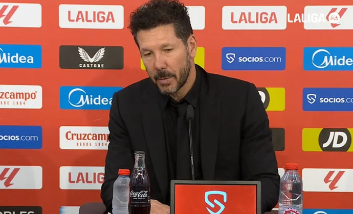Simeone celebra el triunfo y habla de Riquelme, Lemar y Witsel
