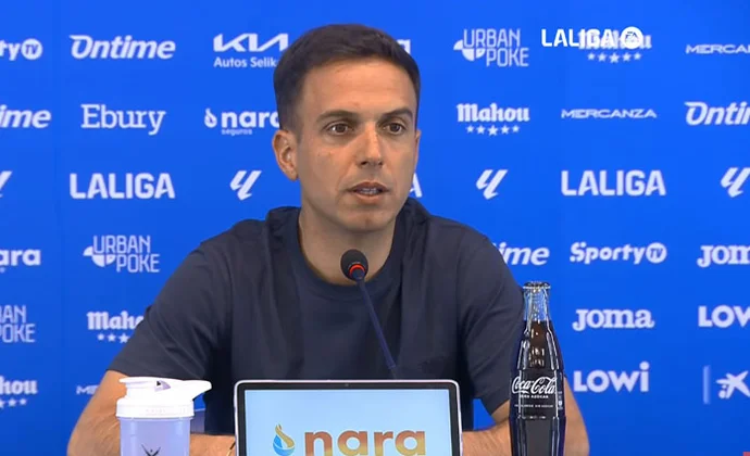 Borja Jiménez analiza el empate y habla de Nastasic, Diomandé, el gol de Raba y el Barcelona