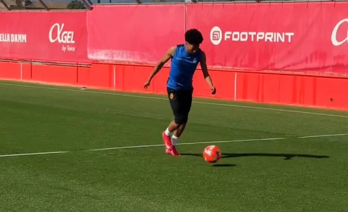 Mojica se ejercita con total normalidad, tal y como estaba previsto