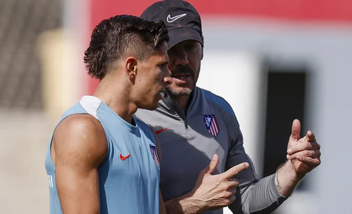 Samuel Lino y De Paul tampoco entrenan con el grupo este jueves