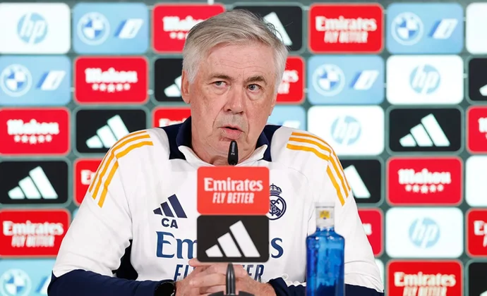 Ancelotti habló de Ceballos, Vinicius y Rodrygo en una rueda de prensa que se centró en la vuelta de Champions
