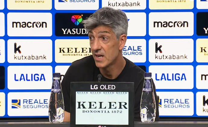 Imanol, sobre la derrota, los errores en los goles encajados y el partido de Jon Martín