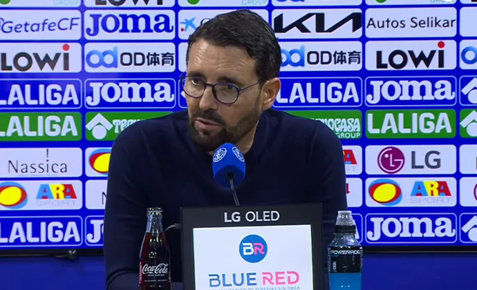 Bordalás analiza la derrota, lamenta la expulsión y habla de los pitos a Juanmi