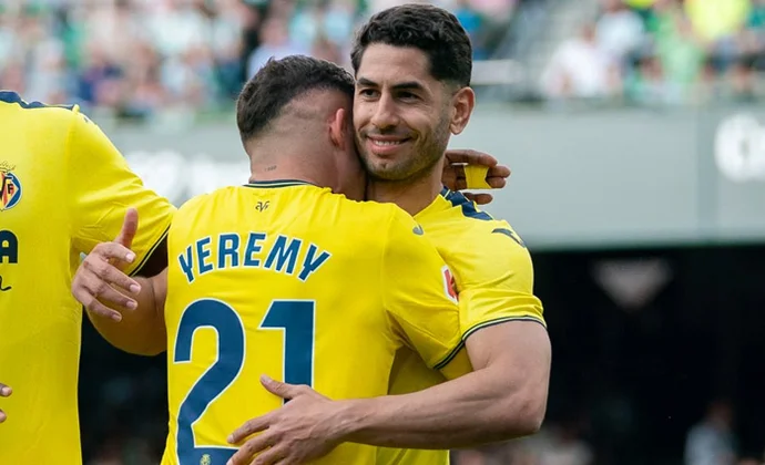 Jornada 31: Betis 1-2 Villarreal. Estadísticas y puntos fantasy