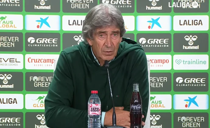 Pellegrini analiza la derrota y habla de Llorente, Jesús, Antony y Abde