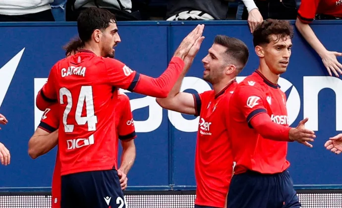 Jornada 31: Osasuna 2-1 Girona. Estadísticas y puntos fantasy
