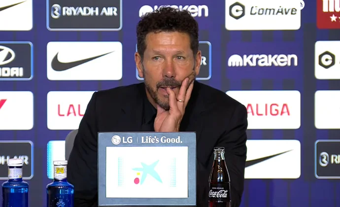 Simeone analiza la reacción del equipo y habla sobre Riquelme, Álvarez, Sorloth, Giuliano, Koke, Lemar y Griezmann