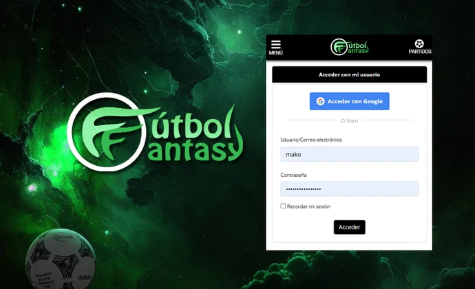 FútbolFantasy instala la compatibilidad del registro y login mediante Google