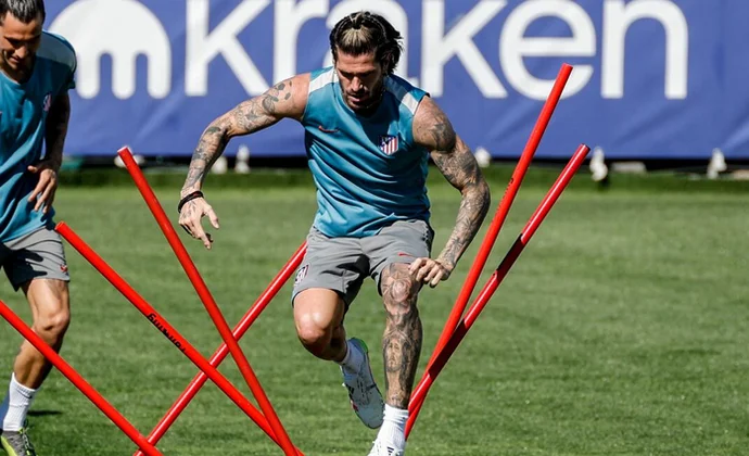 De Paul hace parte de la sesión del miércoles con el grupo y Samuel Lino sigue al margen