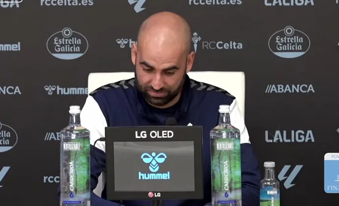 Giráldez confirma rotaciones, habla de Yoel Lago, Jailson, Hugo Álvarez, Borja Iglesias, Losada, Starfelt y el Barcelona