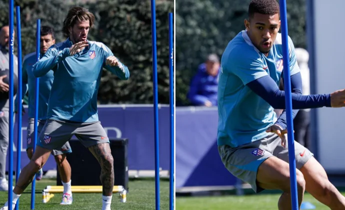 Samuel Lino y De Paul completan la sesión del viernes y apuntan al alta