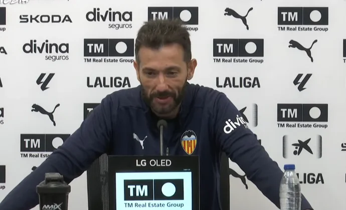 Corberán habla de Canós, Sadiq, el partido contra el Rayo y el objetivo del equipo