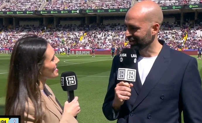 Claudio Giráldez explica detalladamente en DAZN su propuesta de juego y alineación