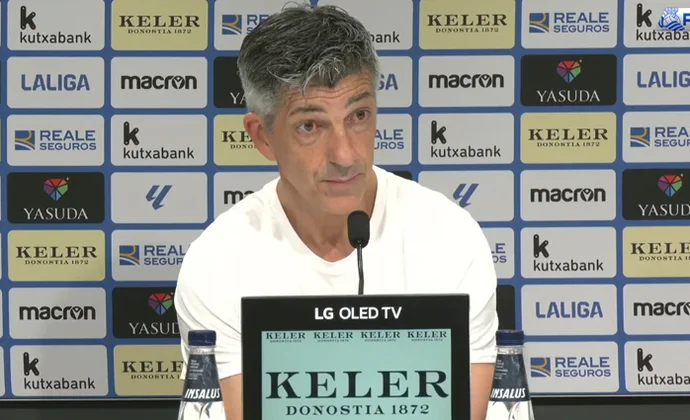 Imanol, sobre Becker, Oskarsson, Zakharyan, Odriozola, Zubeldia, Aguerd, Barrenetxea, Goti y el Villarreal