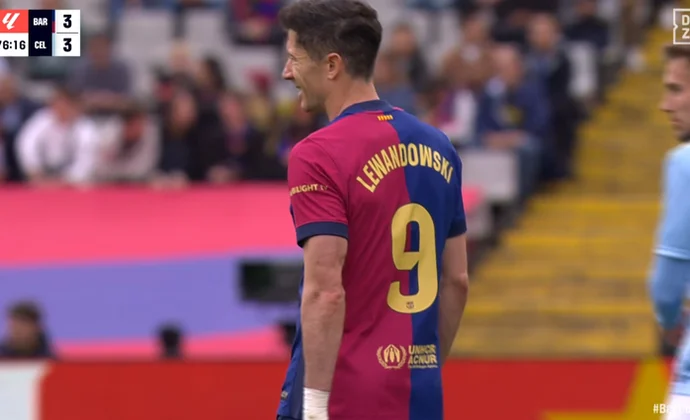 Robert Lewandowski se retira con molestias en los isquiotibiales