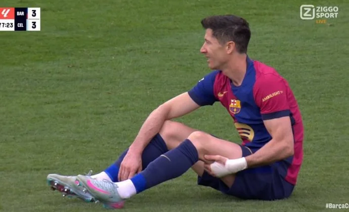 Se teme que Lewandowski tenga una rotura de grado I