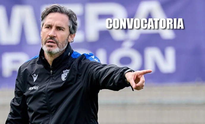 Bryan Zaragoza regresa a una convocatoria y Raúl García es la única baja