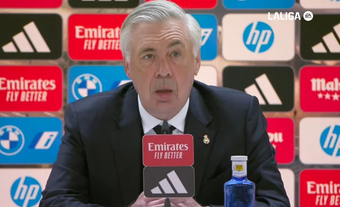 Ancelotti, sobre el triunfo, Valverde, Ceballos, Endrick, Vinicius, Bellingham, el 4-4-2 y el portero de la Copa