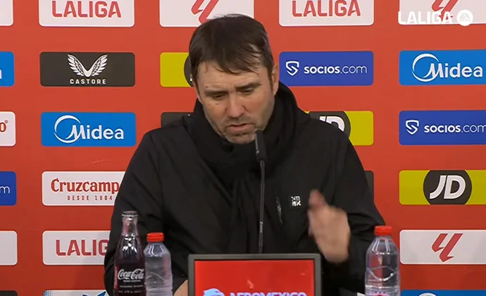 Coudet analiza el empate, lo ve justo y destaca el trabajo de Sedlar y Garcés