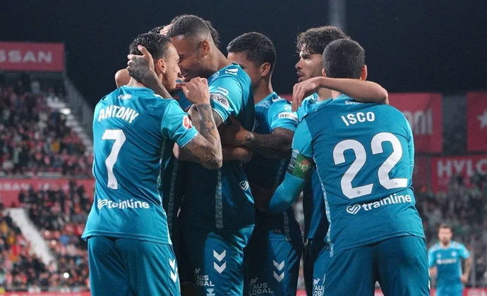 Jornada 32: Girona 1-3 Betis. Estadísticas y puntos fantasy