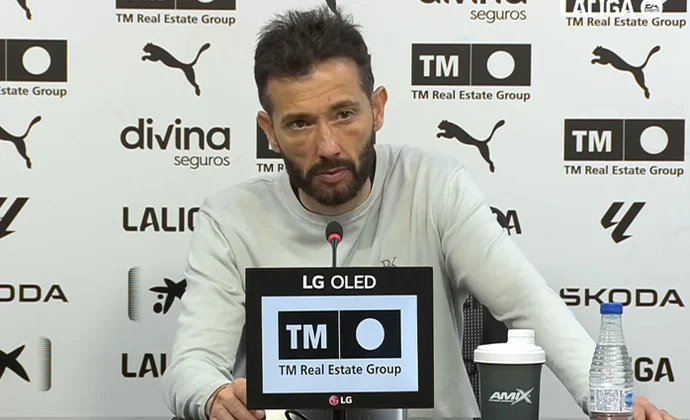 Corberán analiza el empate, expresa sus sensaciones y evita criticar el arbitraje