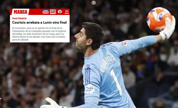 Marca asegura que Courtois será el portero titular en la final