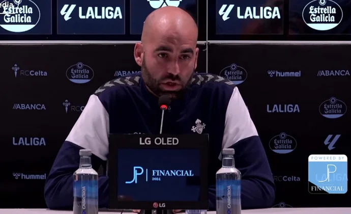 Giráldez confirma rotaciones y habla de Starfelt, Aspas y el partido contra el Villarreal