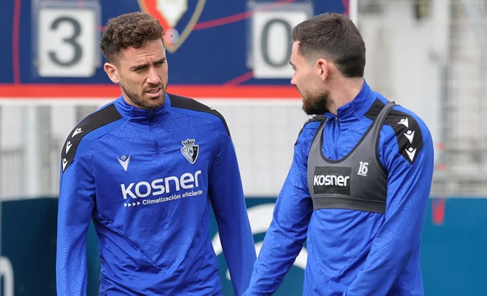 Moncayola y Raúl García, bajas este martes en Tajonar