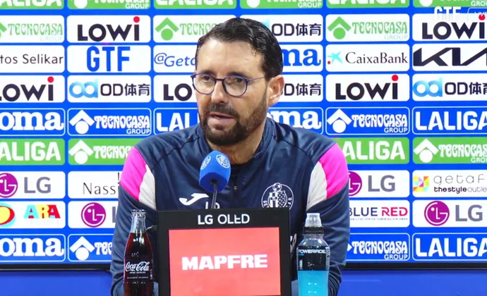 Bordalás, sobre Nyom, Diego Rico, Uche, Mayoral, Mbappé, Álvaro y el Real Madrid