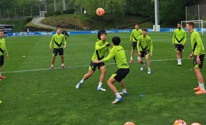 Barrenetxea, Becker, Aihen y Turrientes entrenan con aparente normalidad