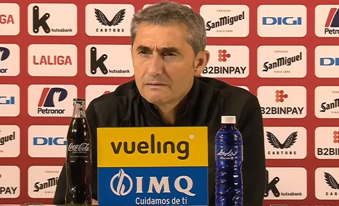 Valverde celebra el triunfo y habla de Sancet, Peio Canales y el aspecto físico