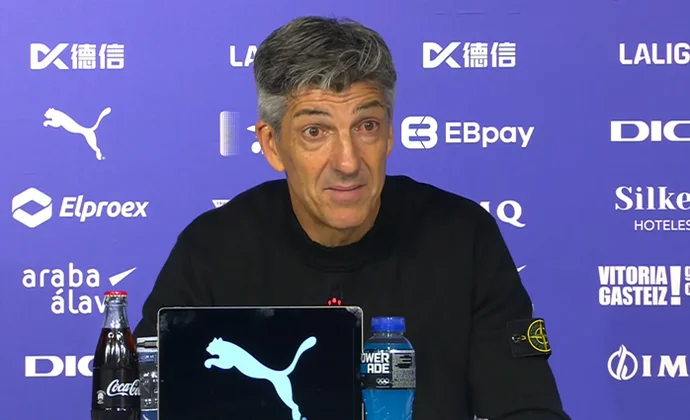 Imanol termina satisfecho pese a la derrota y cree que el equipo lo ha intentado de inicio y con los cambios