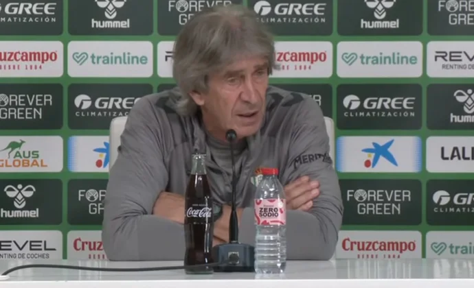 Pellegrini, sobre Bakambu, Mendy, Bartra, Natan, Abde, Pablo, Marcos, Fornals, Isco, Carvalho y el Valladolid