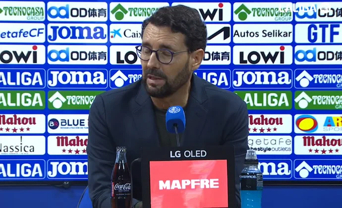 Bordalás analiza el partido y habla de Luis Milla, Arambarri, Coba, Yellu, Djené y Soria