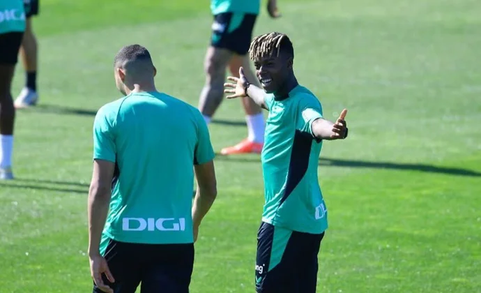 Vuelta al trabajo en Lezama con Nico Williams al cien por cien y la única baja de Sancet