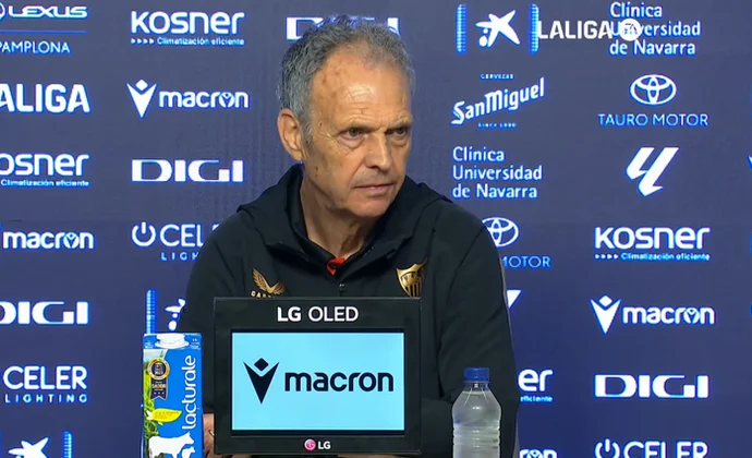 Caparrós carga contra el arbitraje, está satisfecho con el equipo y asegura que recurrirán la roja de Lukebakio