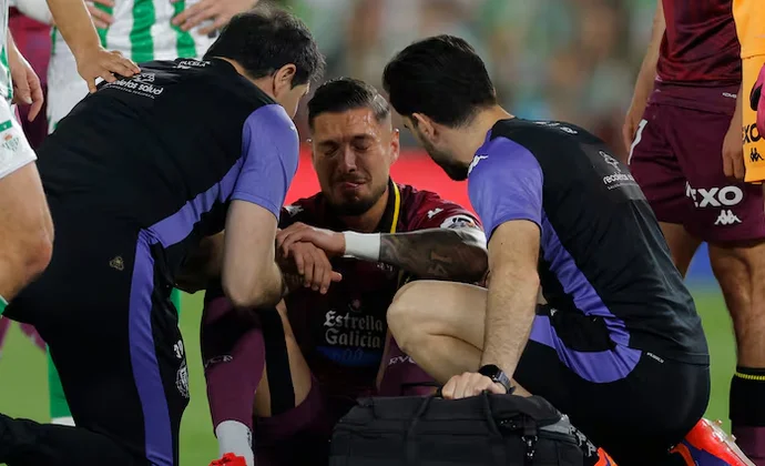 Las pruebas a Javi Sánchez descartan lesión grave