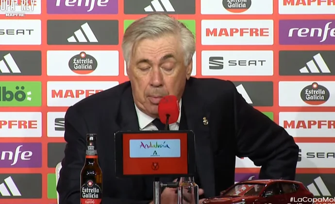 Ancelotti analiza la derrota, habla de Mbappé y Rudiger y evita referirse al arbitraje