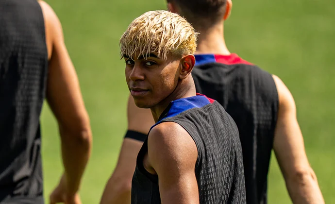 Balde y Lewandowski tampoco entrenan hoy y son bajas contra el Inter