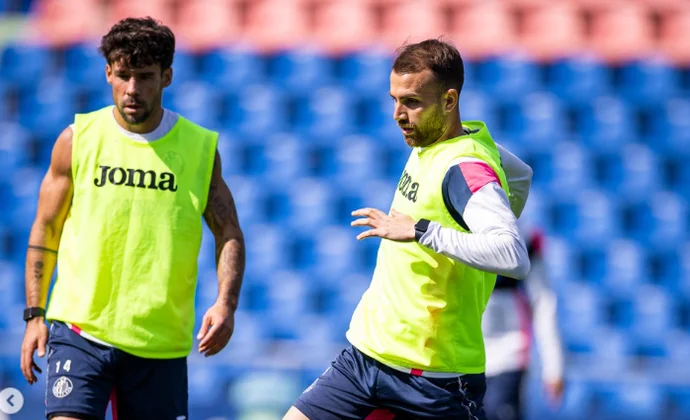 El Getafe se ejercita sin explicar los problemas de Nyom, Diego Rico y Soria