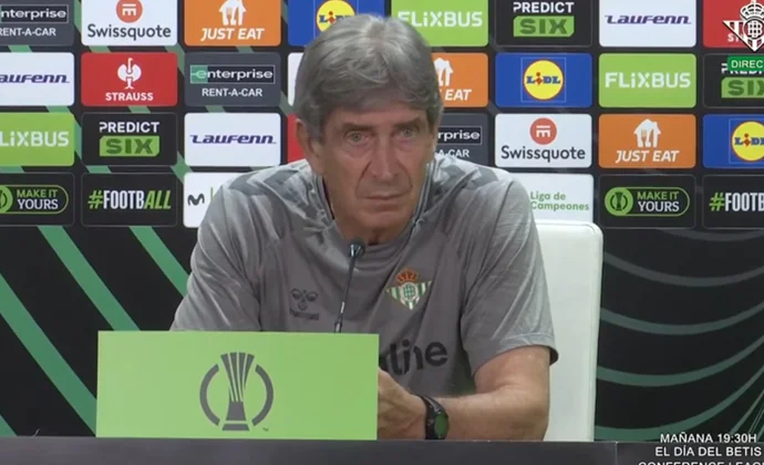 Pellegrini habla de Isco, Bakambu, Lo Celso y el partido contra la Fiorentina