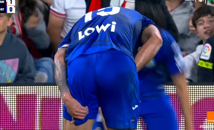 Alderete termina jugando con calambres o molestias en los isquiotibiales