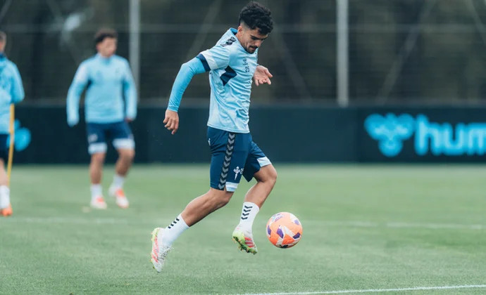 Starfelt sigue siendo la única baja en el entrenamiento de este viernes